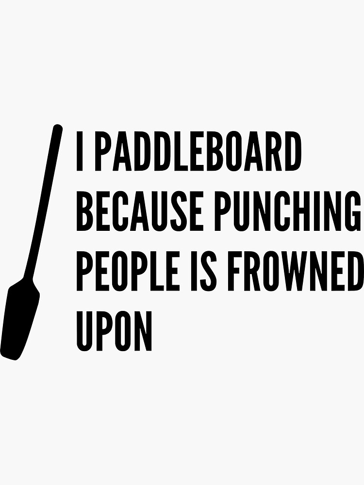 Funny Paddleboard SUP by rbdesigned