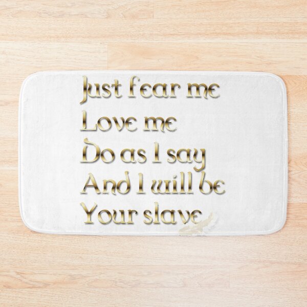 Item preview, Just Fear Me (white bg) designed and sold by Falln.