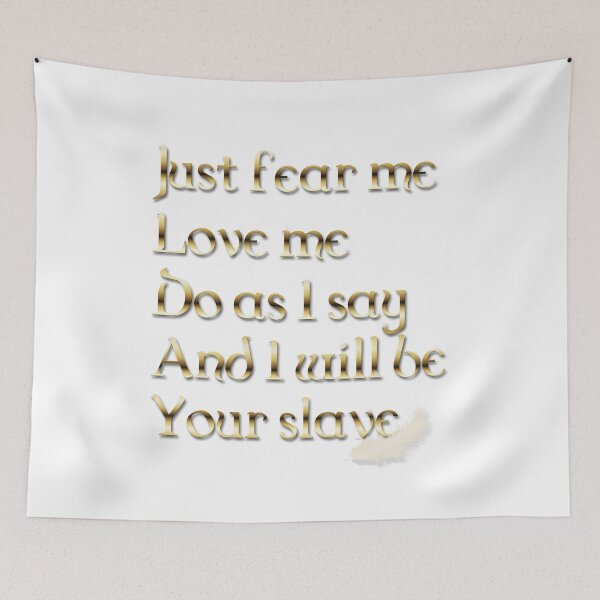 Item preview, Just Fear Me (white bg) designed and sold by Falln.