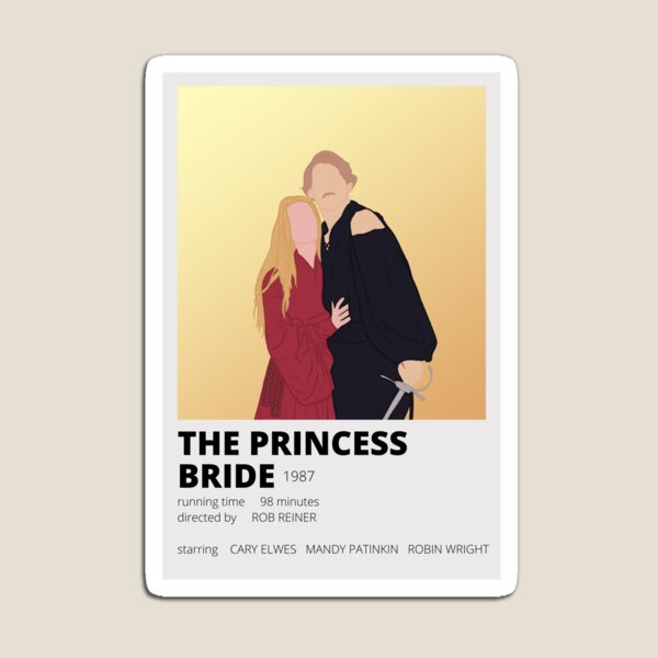 the princess bride minimalist sticker Magnet