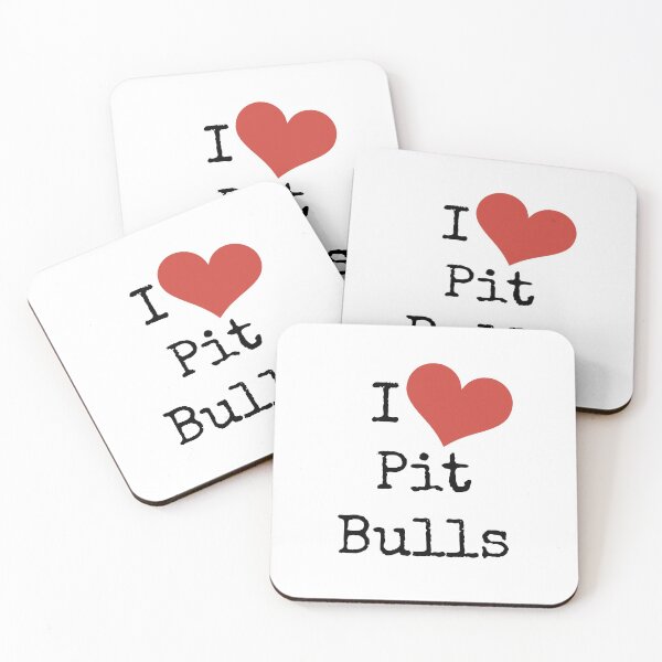 Item preview, I Love Pit Bulls! designed and sold by Kristina Gale.