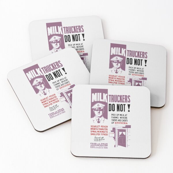 Item preview, Milk Trucker FDA Warning Print designed and sold by warishellstore.