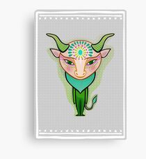 taurus zodiac sign Canvas Print