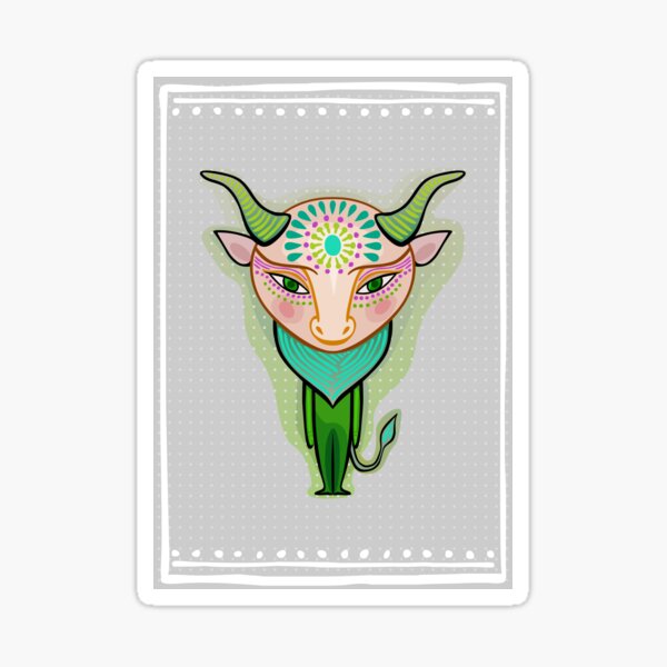 taurus zodiac sign Sticker
