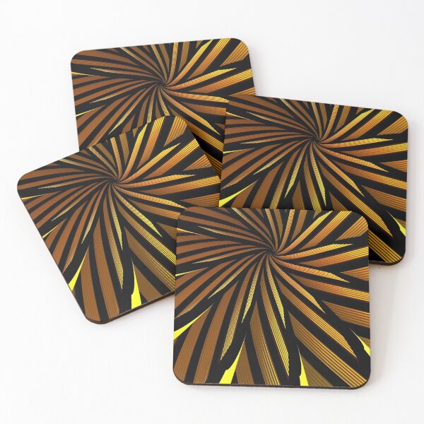 Item preview, Gold/Black Spirals designed and sold by Lyle Hatch.