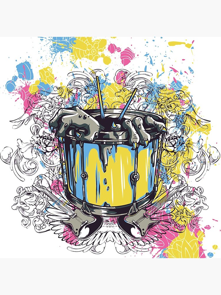 "Zombie Drums" Acrylic Block for Sale by YipMan10 Redbubble