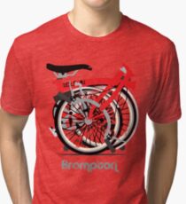Brompton Bicycle Folded Vintage T-Shirt