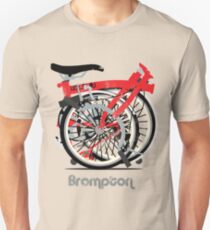 Brompton Bicycle Folded Unisex T-Shirt