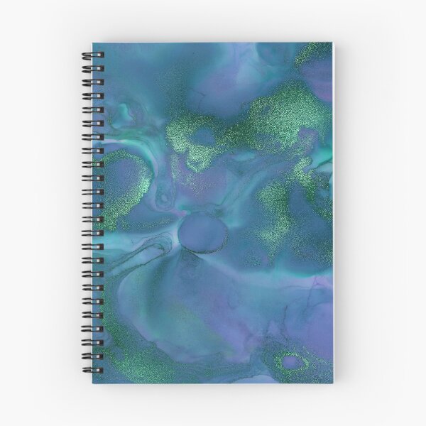 Item preview,  Electric Blue and Green Ink Splash designed and sold by WisdomInspired.