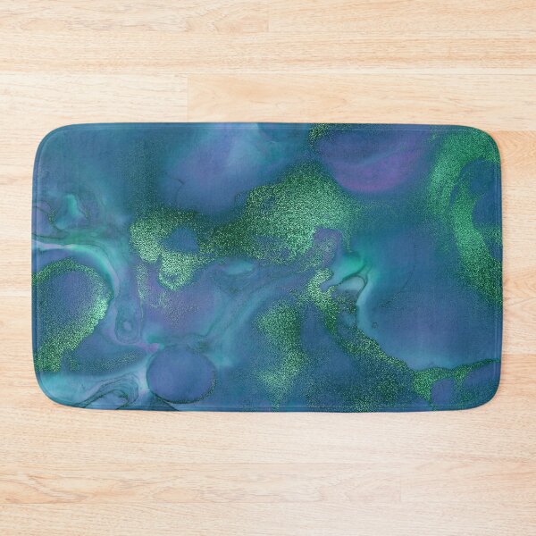 Item preview,  Electric Blue and Green Ink Splash designed and sold by WisdomInspired.