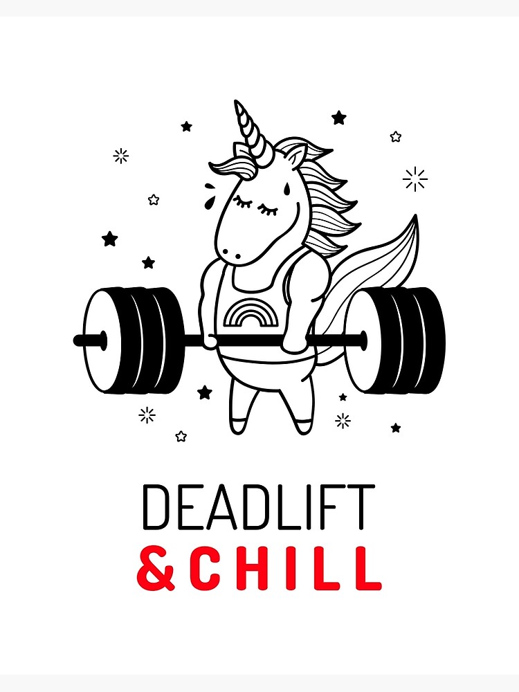 deadlifting unicorn