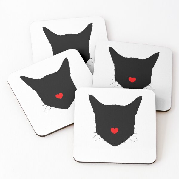 Item preview, abyssinian cat heart art love art gift black cat designed and sold by alaechamlal.