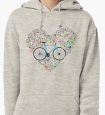 I Love My Bike Pullover Hoodie