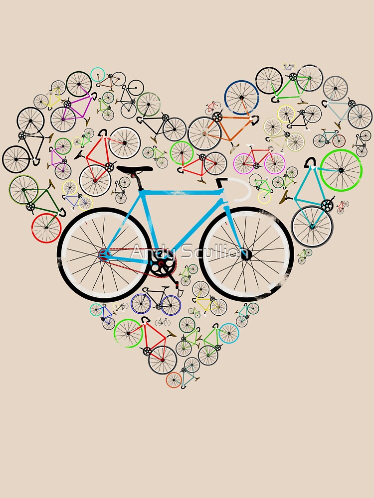 Thumbnail 7 of 7, Essential T-Shirt, I Love My Bike designed and sold by Andy Scullion.