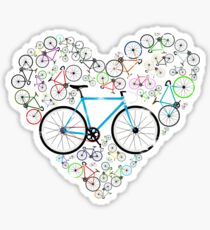 I Love My Bike Sticker
