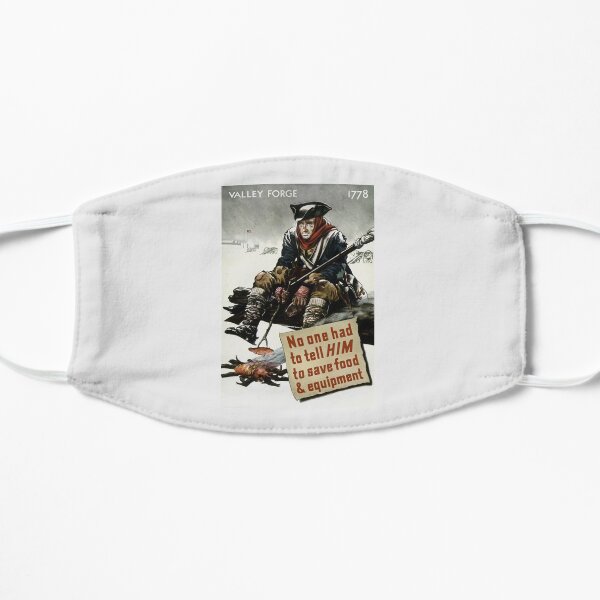 Valley Forge Soldier -- WW2 Propaganda Flat Mask