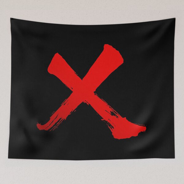 Item preview, Xenoblade Chronicles Cross X Logo Red designed and sold by KiraGaoow.