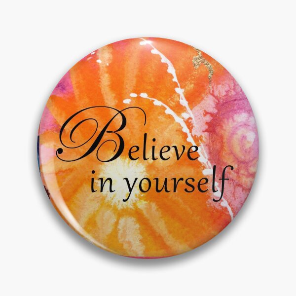 Item preview, "Believe in yourself" words on floral background very colorful designed and sold by taylourmade.