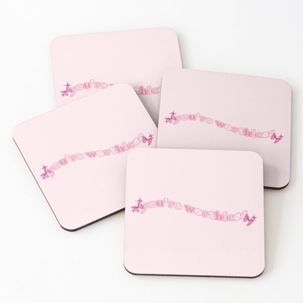 Item preview, you're worthless (pink kardashian quote) designed and sold by Jenna Gardner.