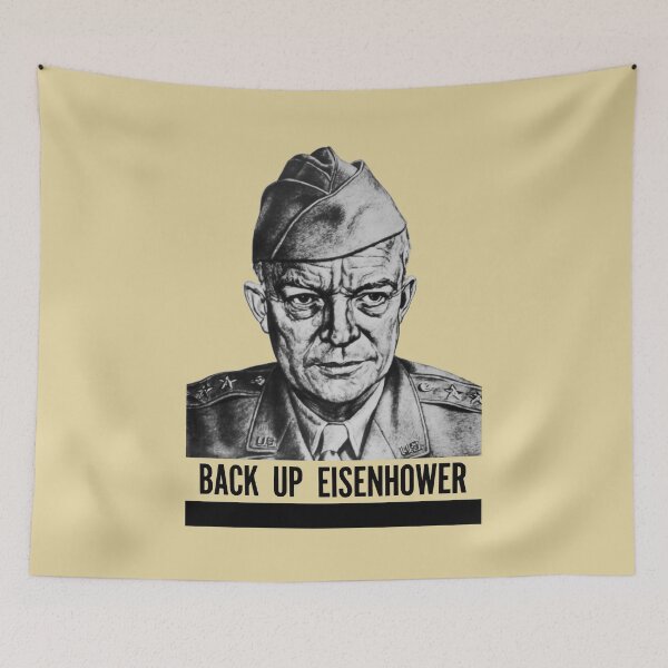 Item preview, Back Up Eisenhower -- World War II Print designed and sold by warishellstore.
