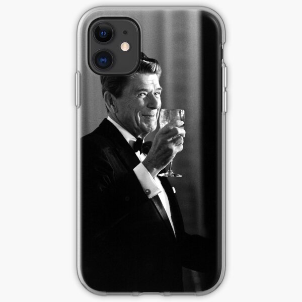 President Reagan Making A Toast iPhone Soft Case
