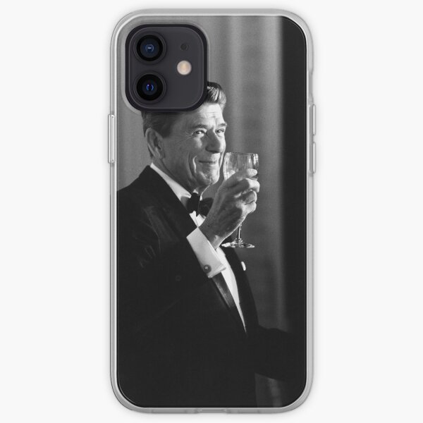 President Reagan Making A Toast iPhone Soft Case