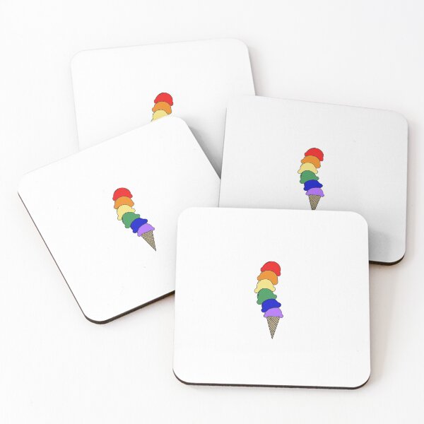 Item preview, Rainbow Pride Ice Cream Cone designed and sold by artb-ynicole.