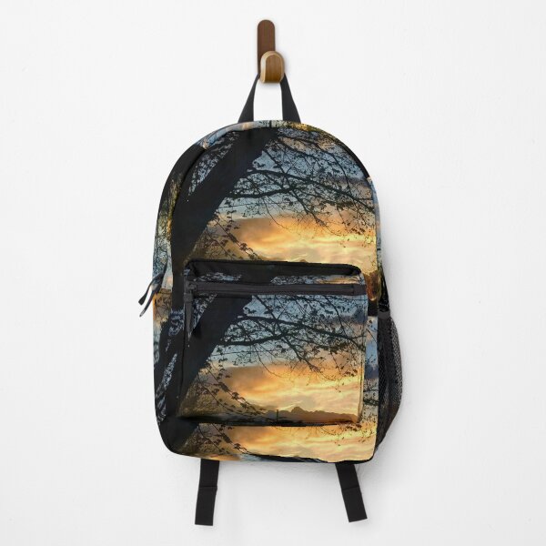 Item preview, Colorado Sunset Westward Rookie mountains - Golden Red Sky Shadow Trees Nature Outdoors designed and sold by NoGrayDays1.