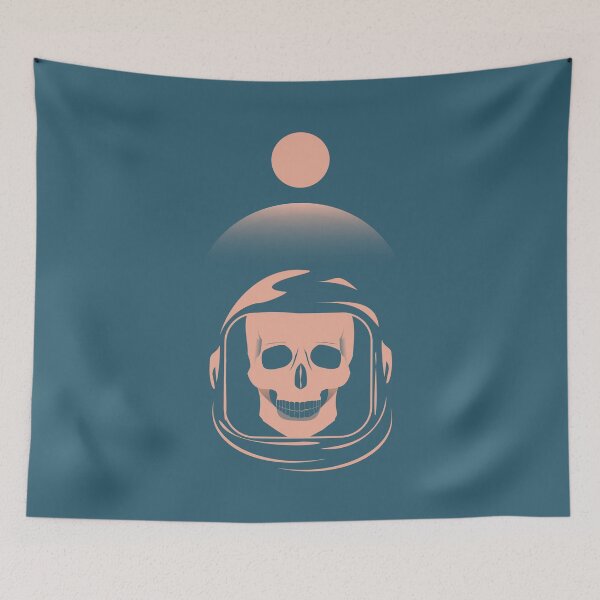 Item preview, Skull Astronaut  designed and sold by ImMelancholyKid.