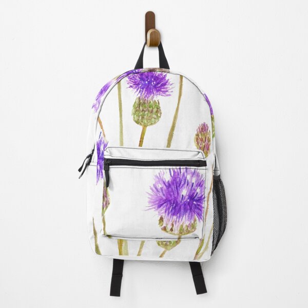 Item preview, hand painted purple thorny wildflower designed and sold by SelenePaintings .