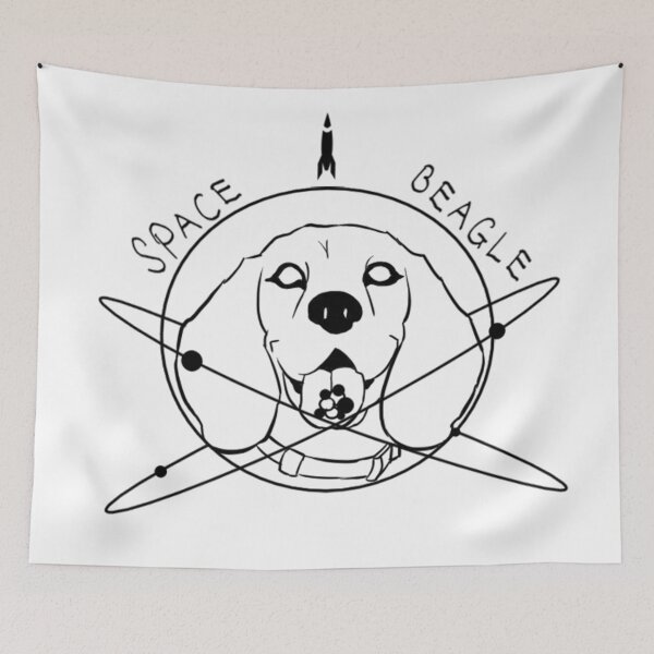 Item preview, Space Beagle Black Logo designed and sold by KOSM-04.