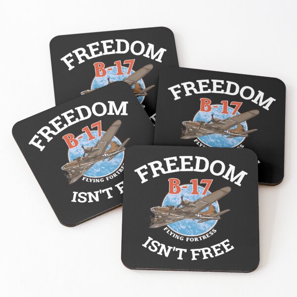 Item preview, B-17 Flying Fortress World War 2 Freedom Isn't Free print designed and sold by jakehughes2015.