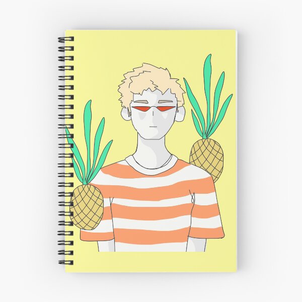 Item preview, Anime boy tropical pineapple designed and sold by Dev M.