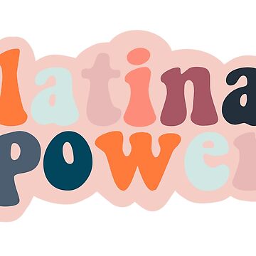 Artwork thumbnail, Latina power retro sunset  by emilyo15rourke