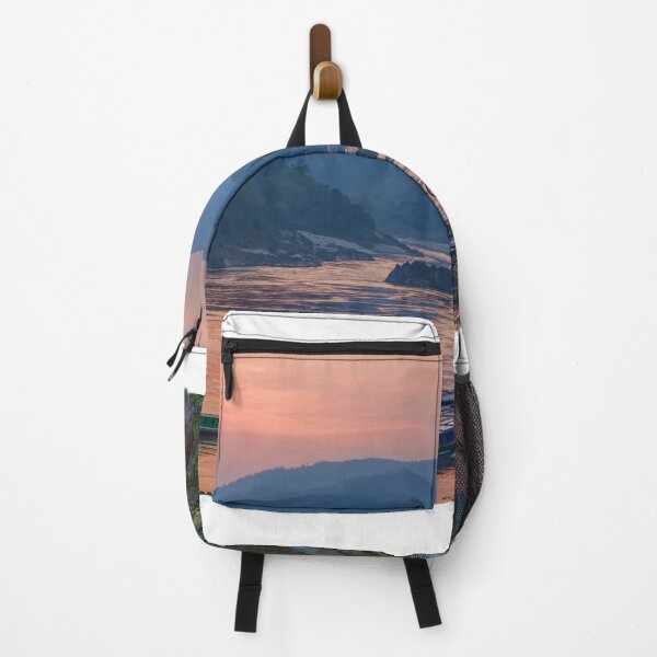 Item preview, Laos. Mekong River. Boats. Sunset. designed and sold by vadim19.
