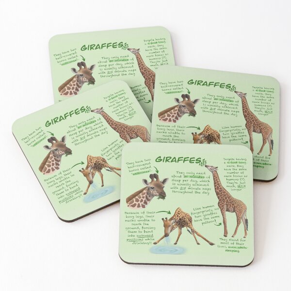 Item preview, Giraffes Fun Facts designed and sold by troyanthonyart.