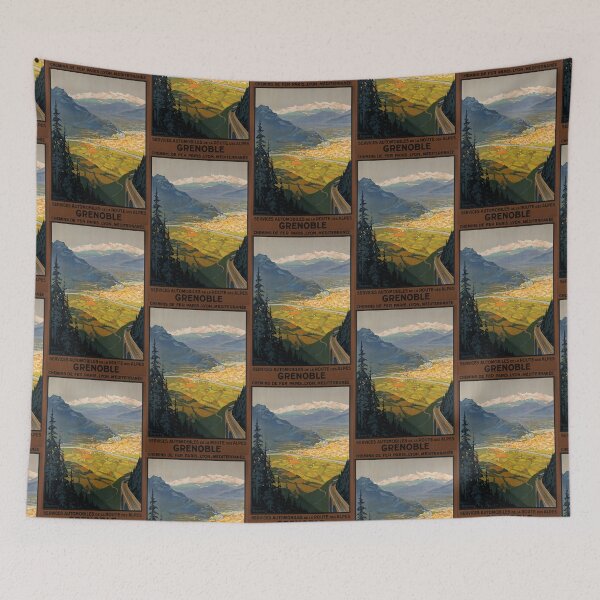 Item preview, PLM Grenoble vintage travel poster designed and sold by stickart-marek.