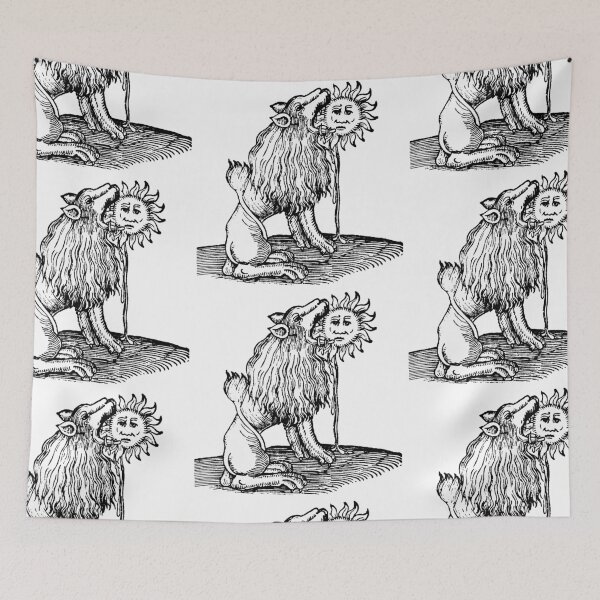 Item preview, Alchemical Lion Devouring the Sun designed and sold by Wanderlust77.
