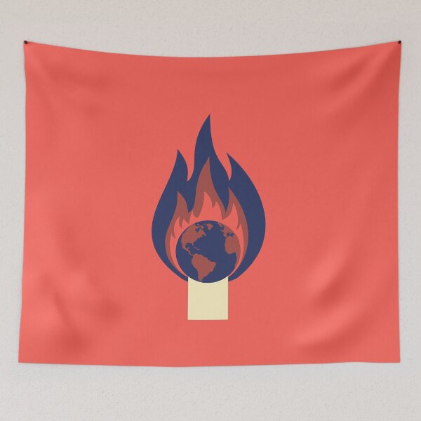 Item preview, Planet on Fire designed and sold by ImMelancholyKid.