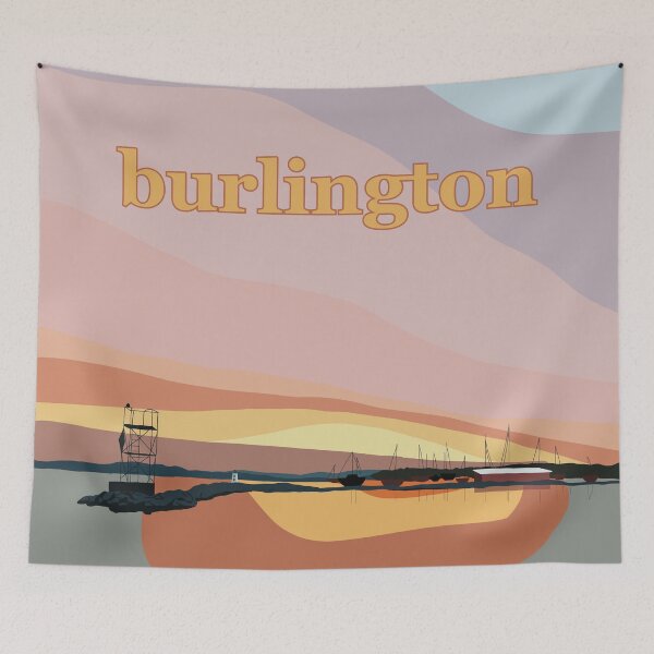 Item preview, burlington vermont sunset designed and sold by Catherine Titcomb.