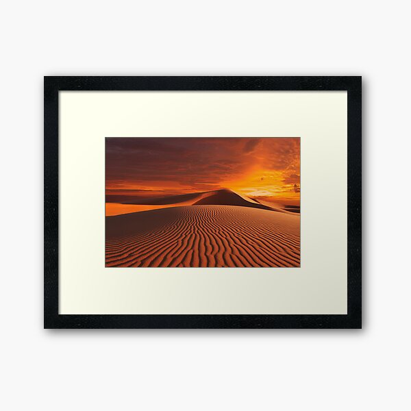 At the end of the day... Framed Art Print