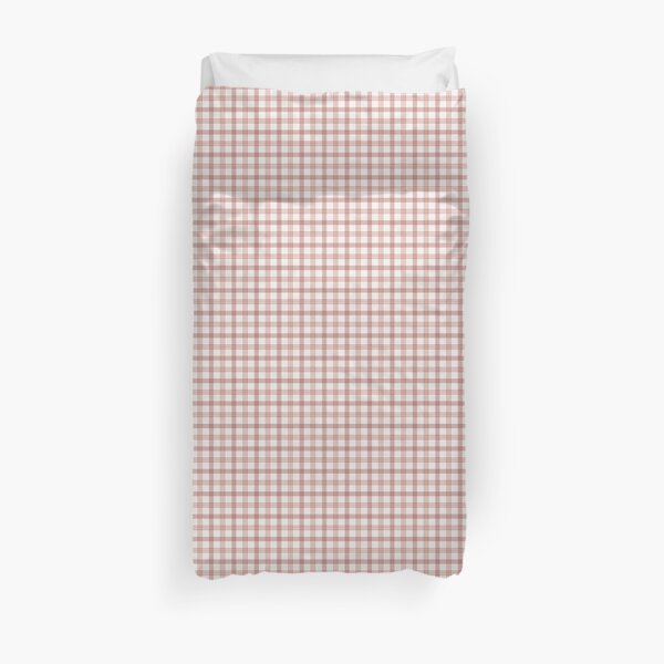 Plaid in Blush (Spring’s First Blush: Coordinate) Duvet Cover