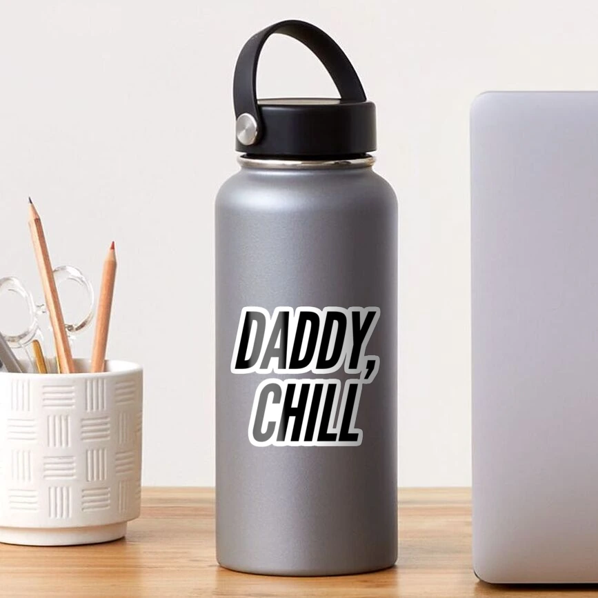 Daddy Bear Insulated Water Bottle Engraved Stainless Steel Vacuum