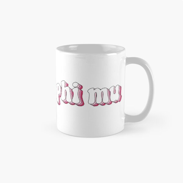 Aperçu de l'œuvre Phi Mu Retro Stripes Rose créée et vendue par Stickers by SoSrat.
