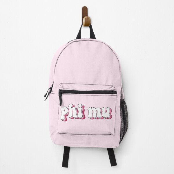 Item preview, Phi Mu Retro Stripes Pink designed and sold by Stickers by SoSrat.