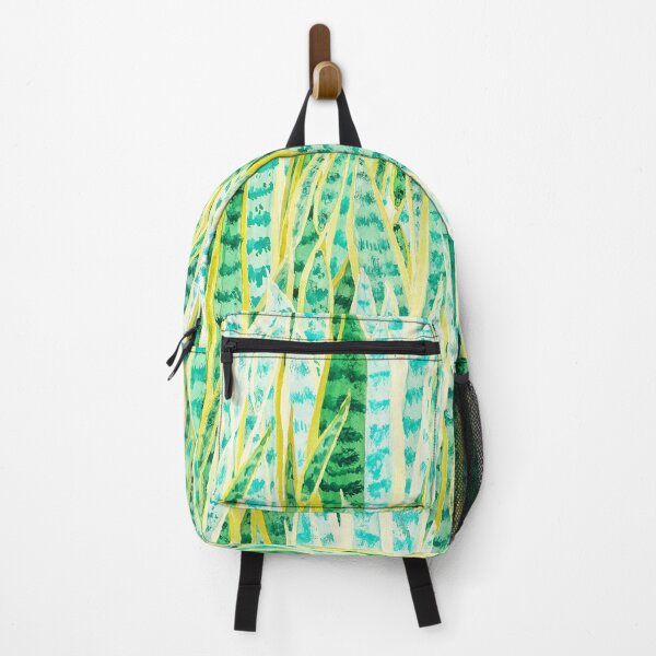 Item preview, green snake plant pattern designed and sold by ColorandColor.