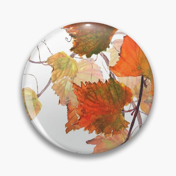Item preview,  orange grapevine watercolor  designed and sold by ColorandColor.