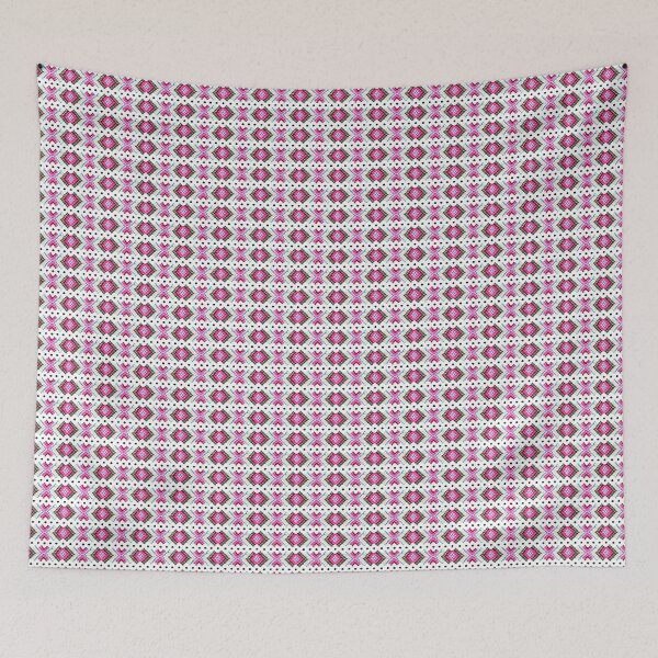 Item preview, Stylized Friendship Bracelet dot stripe print designed and sold by patternandcraft.