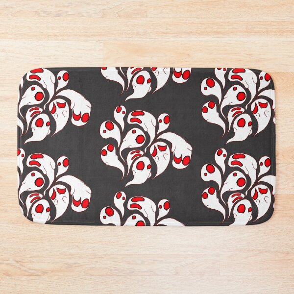 Item preview, Spooky little red eyed ghosts designed and sold by Cavity .exe.