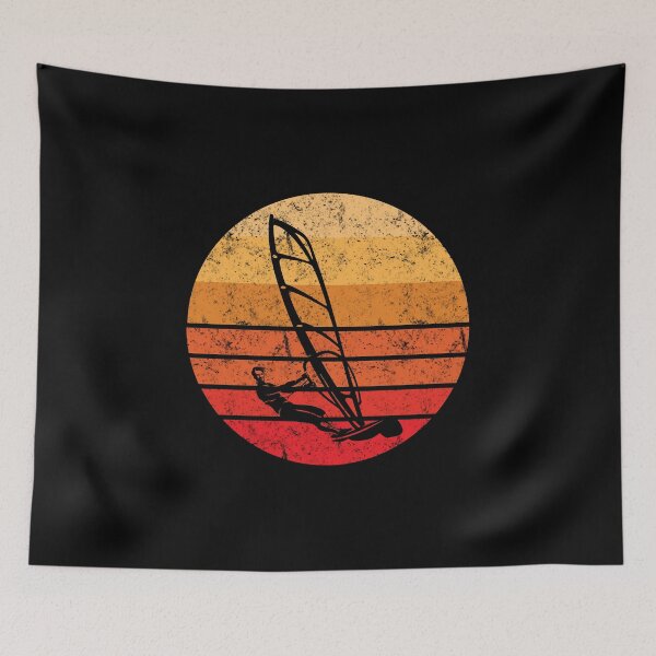 Item preview, Puesta de sol de windsurf retro designed and sold by EstelleStar.